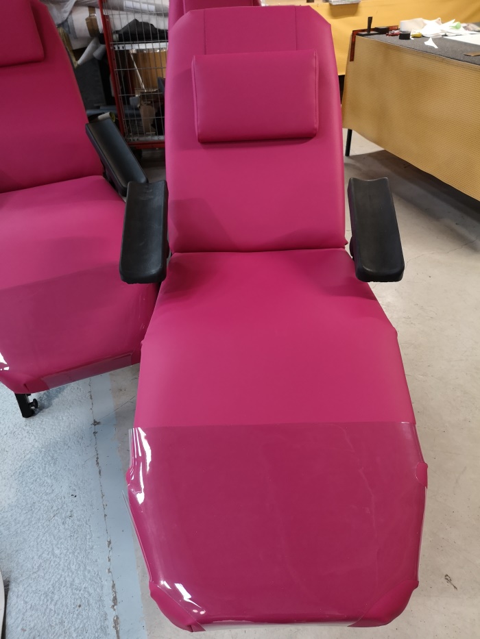 Fauteuils de Etablissement Français du Sang, Quimper Brest